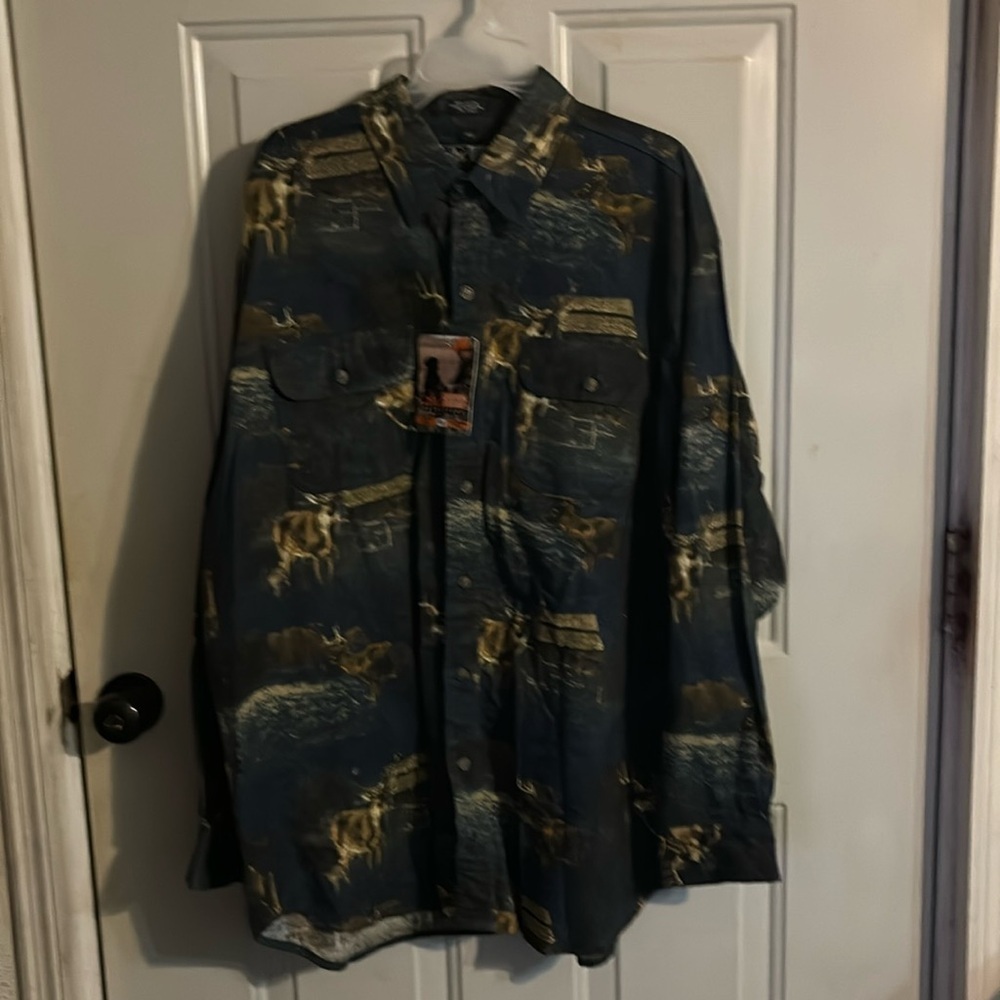 Canyon Guide Outfitters, button up warm shirt, size XLG